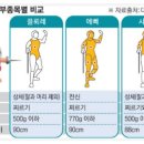 펜싱 세부종목별 비교 이미지