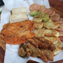 닭튀기고전부쳐 이미지