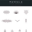 Mandala logo creator kit 이미지