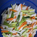 홍어회와 도토리묵 이미지