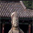평창 월정사 석조보살좌상 이미지