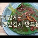 생깻잎 김치 여름 별미 깻잎 요리 김치 양념 만드는 법 이미지