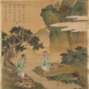 겸재 정선 어초문답(漁樵問答)