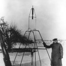 액체 연료 로켓이 미국에서 처음 발사됨(1926) 이미지
