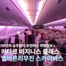 카타르항공 비지니스 클래스 비행기 리뷰 도하 멜버른 구간