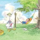 구름이 쉬는 나무 이미지