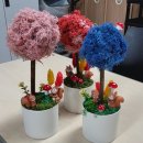 화성시동탄아르딤복지관 | 스칸디아모스 나무 만들기 - 동탄아르딤복지관 주간보호센터 원예수업