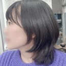 청량리미용실 추천 디어울헤어 중단발 레이어드컷 후기