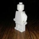 LEGO PLAIN MINIFIGURE 1 WHITE 이미지