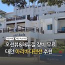 CU 전대동부시장점 | 태안 오션뷰 펜션 아리바다펜션 터틀1 숙박 해루질 장비 무료대여 청포대해수욕장 조개잡은후기