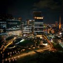 그랜드힐튼호텔맞은편 천변 | 일본 오사카여행 야경명소 캐노피바이힐튼호텔 우메다 루프탑바