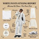 바지를 입은 구름 | Day 72. 무신사로 핀터레스트 입기: 봄바람 타고 온 구름 한 조각, '클라우드 댄서' 화이트 팬츠