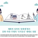 재화적 성격의 ‘문화재’에서 문화·자연·무형의 ‘국가유산’ 체제로 전환 이미지