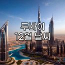 아랍에미리트 두바이 12월 여행 날씨 정보 및 두바이 명소 버즈칼리파 빌딩 Burj Khalifa 소개