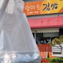 엄마손김밥 | 대전 월드컵경기장 근처 분식집, 엄마손김밥 노은점 김밥 포장 후기