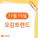 [11월 15일 오감트렌드]
