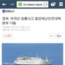 [속보] 여객선 침몰중앙재난안전대책본부 가동 이미지