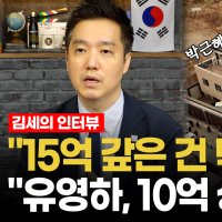 [영상] 朴 사저 가압류 김세의 "15억 갚은 건 박지만…유영하, 10억 상환 막아"