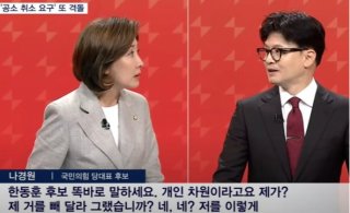 한동훈 나경원 청탁 수사 관련 국회 장면