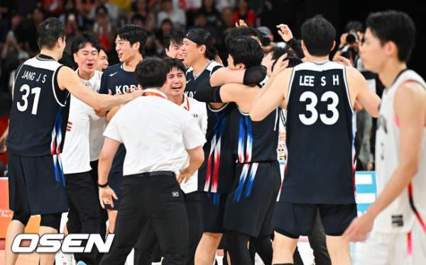 한국 남자농구 금메달