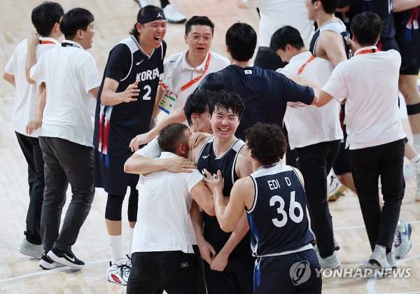 한국 남자농구 금메달