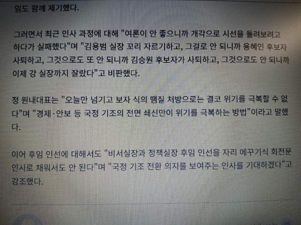 티스토리_김현지 국감 출석