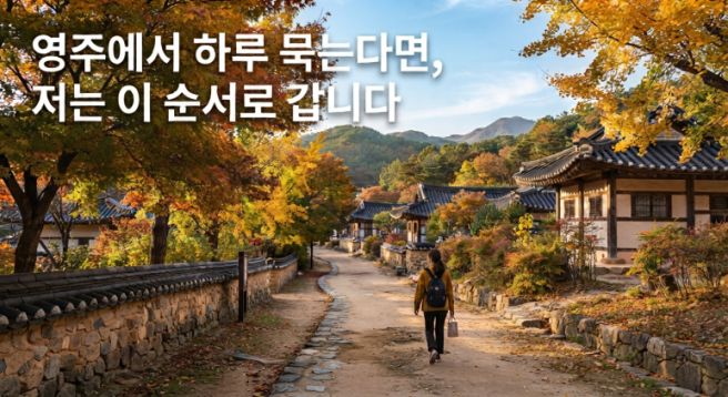 🍂 영주에서 하루 묵는다면, 저는 이 순서로 갑니다