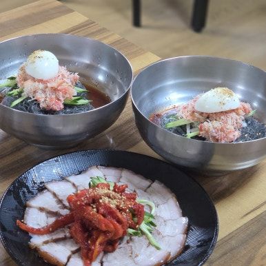 속초 중앙시장 맛집 낙천회관 30년 전통 홍게냉면 후기