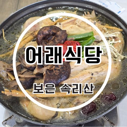 보은 속리산 어래식당 능이백숙 어래모텔