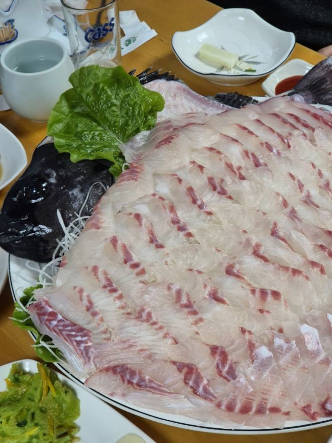 서귀포 횟집 남경미락 자연산 돌돔 2kg