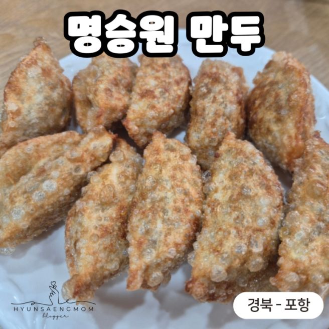 [경북 - 포항] 포항사람들 다 안다는 그 만두집, 명승원 만두🥟