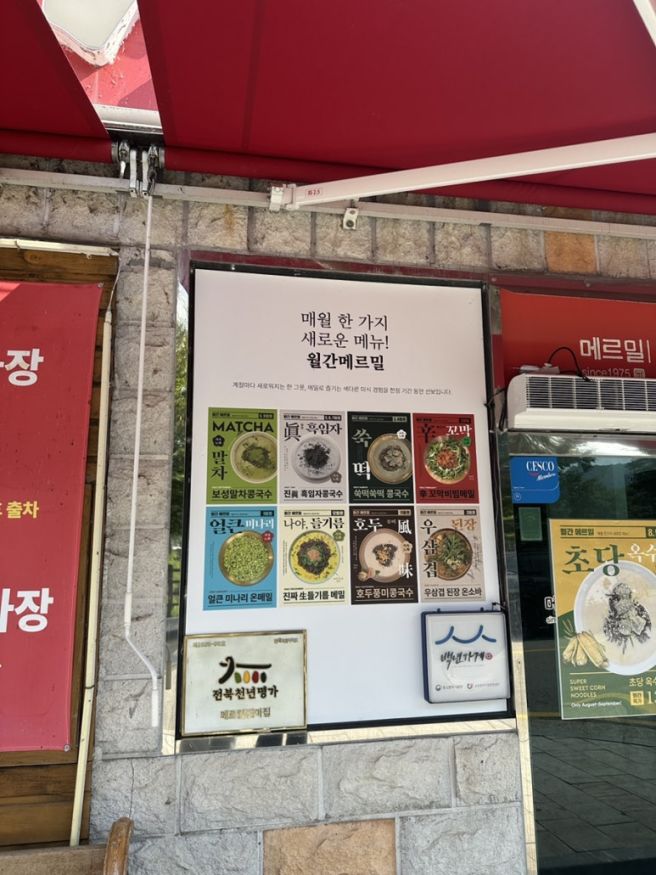 [ 전주 맛집 ] 전주 맛집 추천 | 40년 전통 메르밀진미집 본점 소바 • 콩국수 솔직 후기