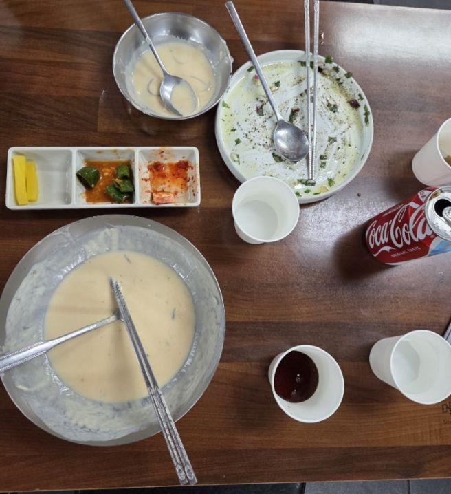 전주맛집추천:) 메르밀진미집 본점 주차장 정보, 아기의자 있음, 반려동물 가능