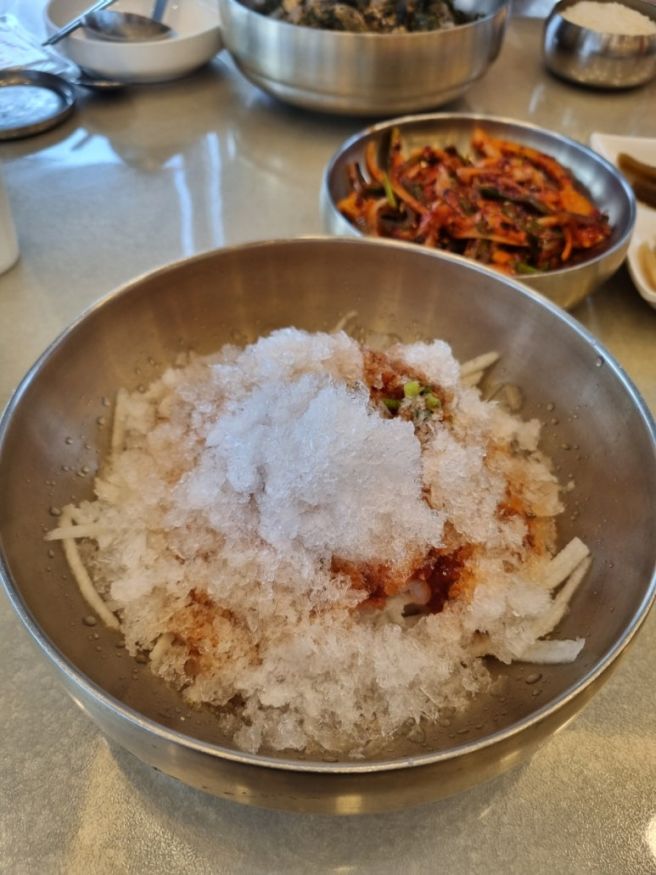 유천동맛집 제주물회