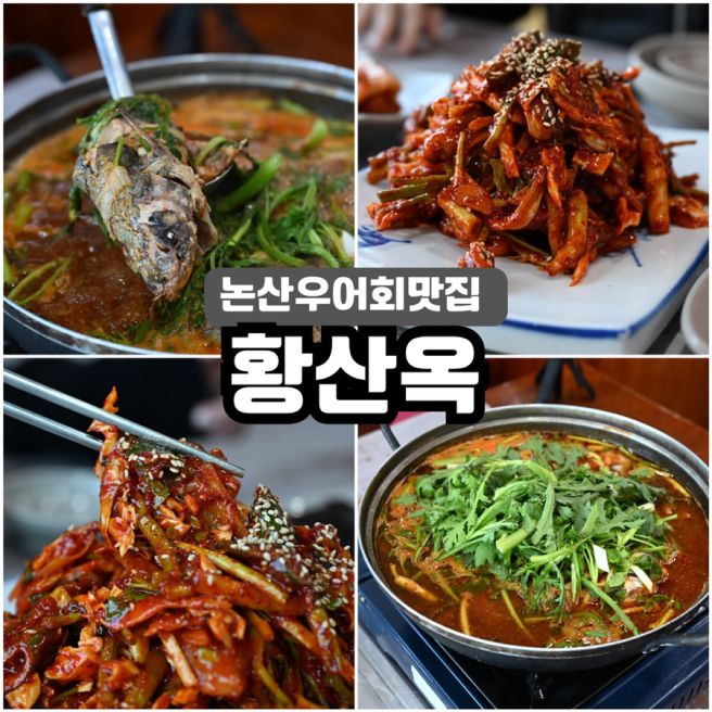 논산 메기매운탕 우어회 맛집 백년식당 "황산옥" 백반기행맛집