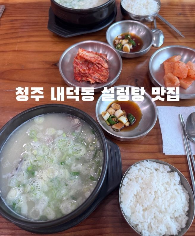 청주 내덕동 육개장/설렁탕 맛집 리정