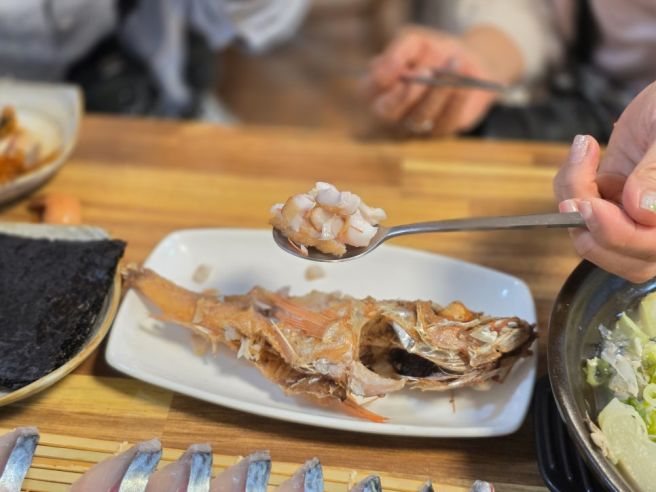 제주 신화월드 근처 맛집 만선식당 고등어회 서귀포 횟집
