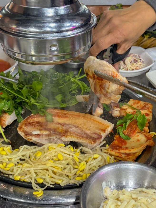 울산 남구 신정동 맛집 숯불집 : 황금비율 삼겹살과 돼지갈비, 내돈내산