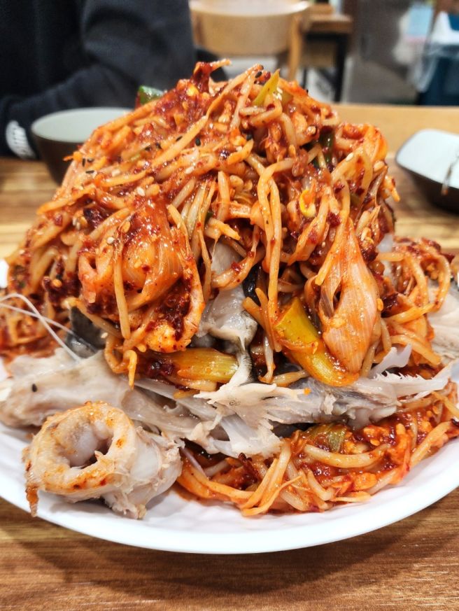 대구 서구 원대동 아구찜 맛집 가오리회전문점 제비원식당