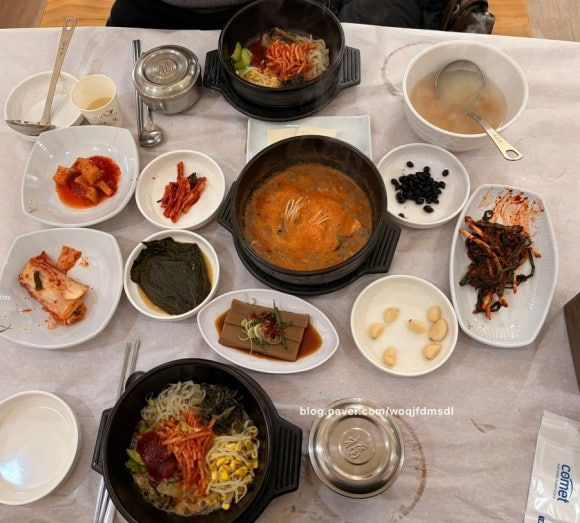청양 맛집 한식 은행집 내돈내산 청국장 비빔밥 맛있는 식당