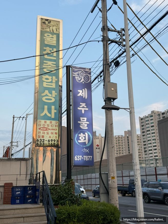 대구 달서구 유천동 물회 맛집 "제주물회"