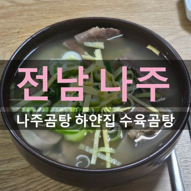 나주 곰탕 추천 나주 곰탕 하얀집 가족식사 후기