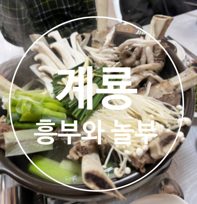 계룡 현지인 갈비탕 전문점 맛집 "흥부와 놀부"