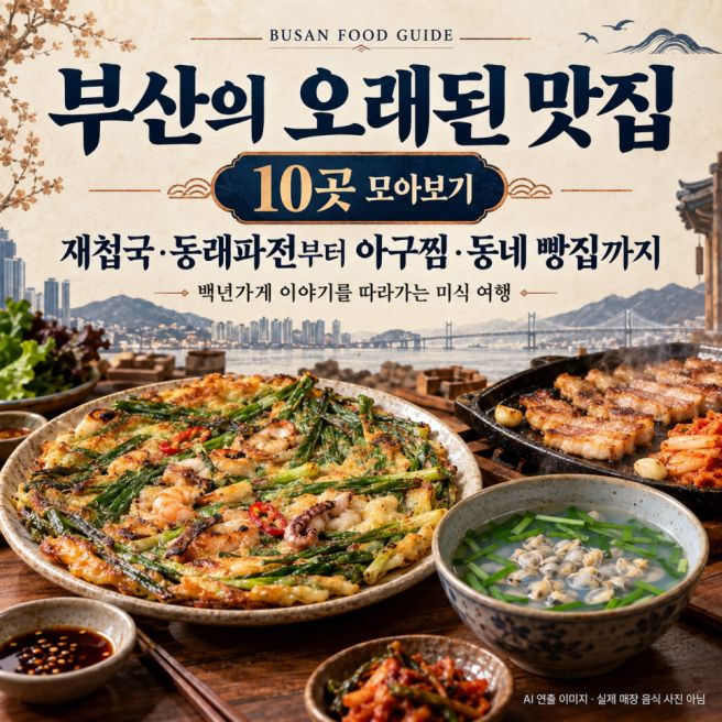 몰랐는데 알고 보니 정부 인증까지 받은 곳이었다는 부산 백년가게 맛집 BEST 10 총정리 부산 맛집 부산...