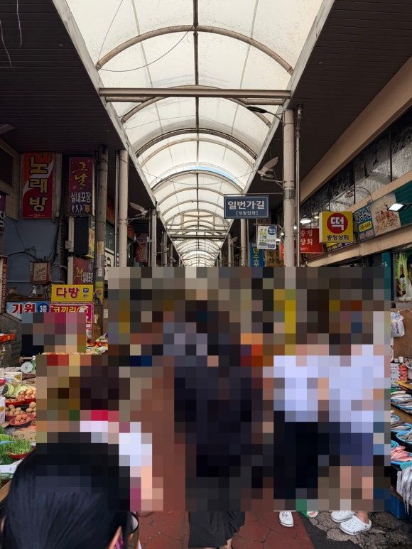 구포시장 맛집 이원화구포국시, 6천 원인데 번호표부터