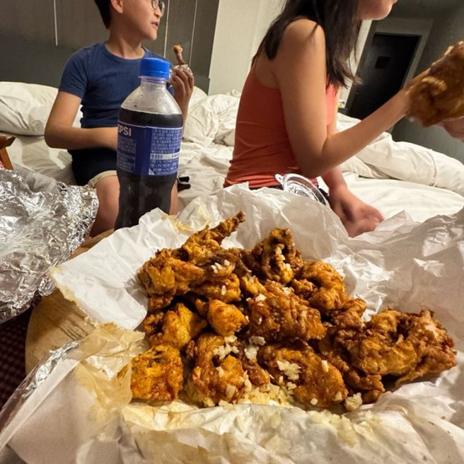서귀포 올레시장 마농치킨 사려면 중앙통닭 본점
