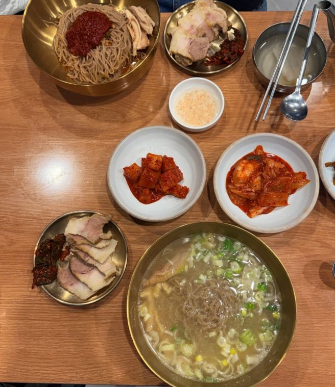 을지로4가 산골막국수 퇴근길 친구랑 들린 가성비 수육 정식 닭곰탕 노포 맛집 후기