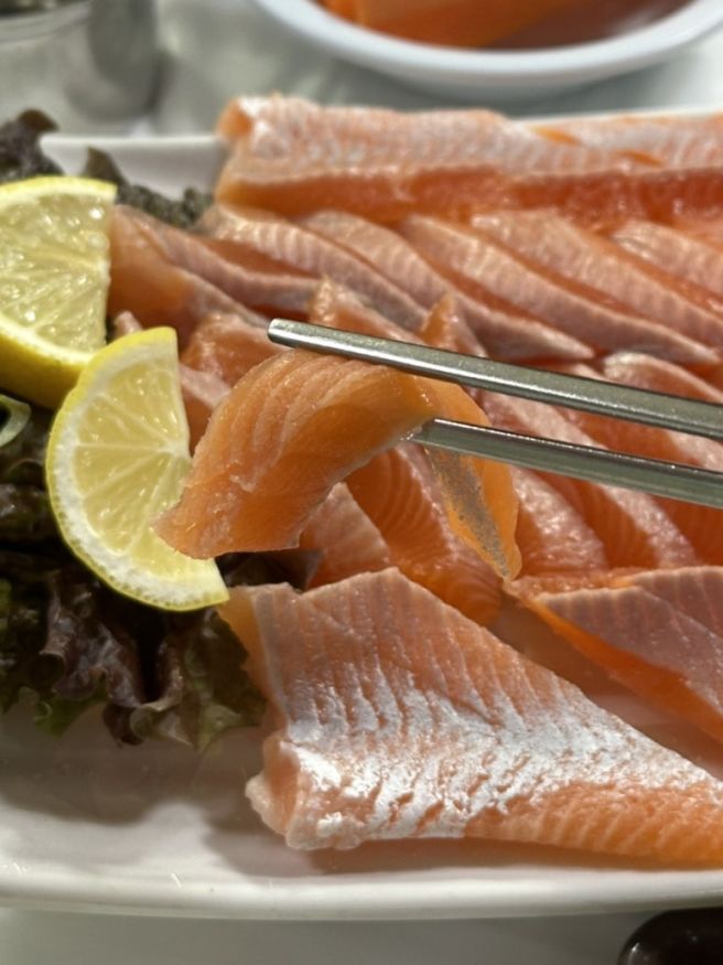 인천 서구 평양옥 송어회 후기