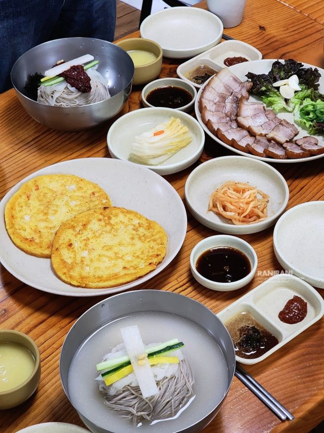 홍천 맛집 막국수 점심 내돈내산 겨울에도 맛있는 장원막국수