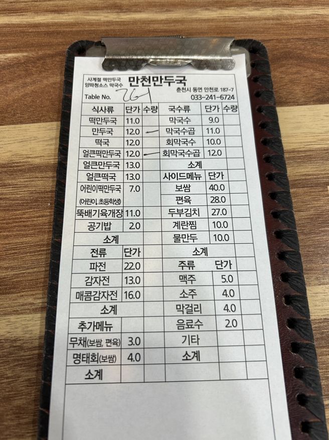 춘천 만두국 맛집 | 만천만두국(구. 만천막국수), 현지인들만 먹는 찐맛집!